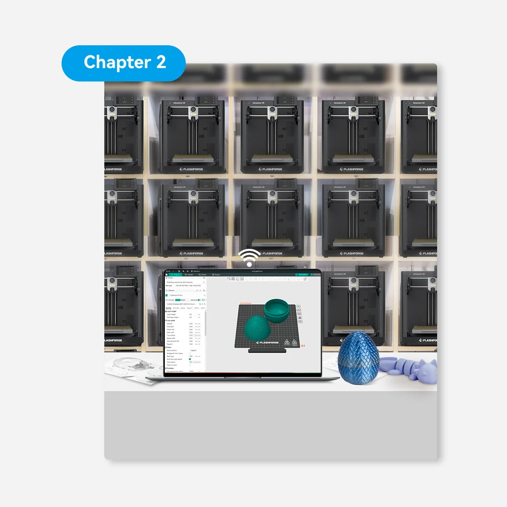 Scaled production via FDM print farm