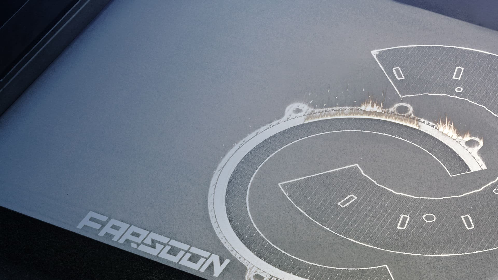 Lightweight SLS nylon drone chassis